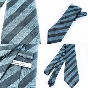 Kennith Cole Classic Tie Forest Green Strip